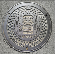 親切な青鬼くんのマンホール蓋