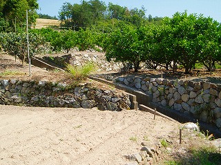 積まれた医師に囲まれた土地の写真