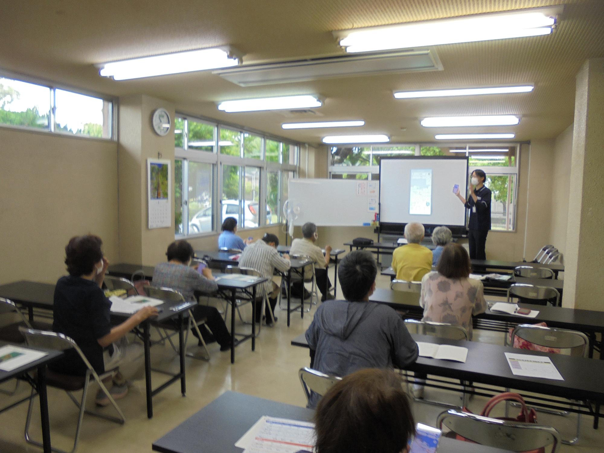 スマホ体験教室