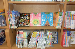 なんのたね？なんのつぼみ？と書かれた本が並んでいる写真