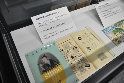 ケースの中に飾られた展示品の写真