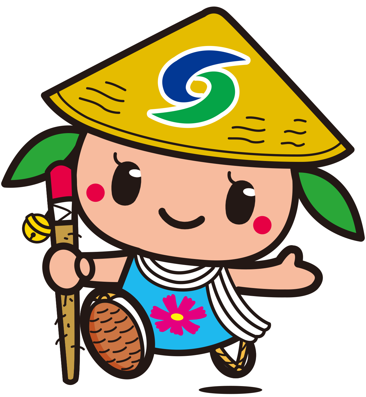 基本デザインのさっき―カラーイラスト